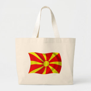 Tasche mit Flagge von Mazedonien