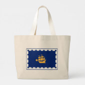 Tasche mit Flagge von Quebec City, Kanada (Rückseite)