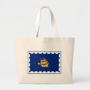 Tasche mit Flagge von Quebec City, Kanada