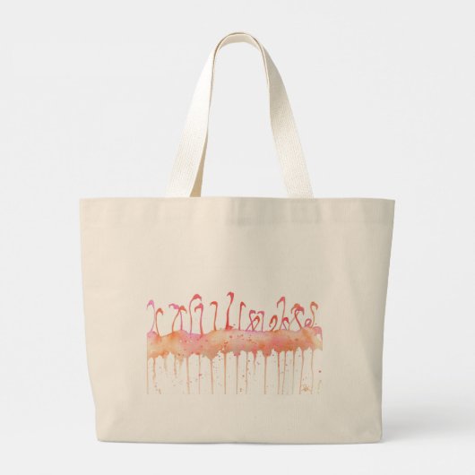 Tasche mit Flamingos (Rückseite)