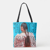Tasche mit französischen Zöpfen. (Rückseite)
