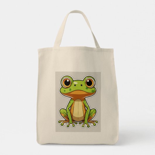 Tasche mit Froschbild (Rückseite)