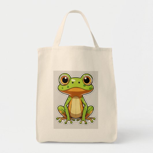 Tasche mit Froschbild (Vorne)