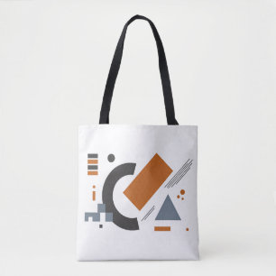 Tasche mit geometrischem Design für einen lässigen