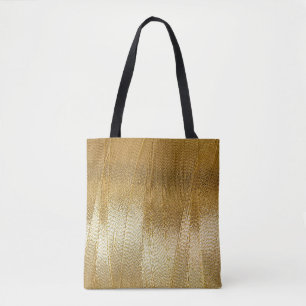 Tasche mit Goldaufdruck