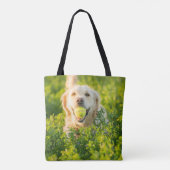 Tasche mit Golden Retriever (Rückseite)