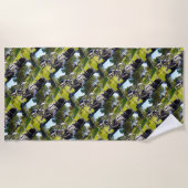 Tasche mit Golf Clubs, Badetuch (Vorderseite)