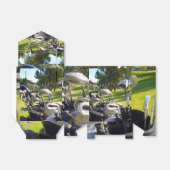Tasche mit Golf Clubs, Geschenkbox Geschenkschachtel (Ungefaltet)