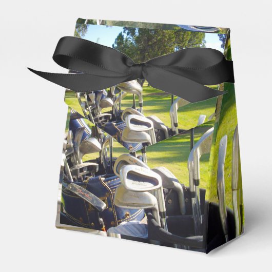 Tasche mit Golf Clubs, Geschenkbox Geschenkschachtel (Vorderseite)