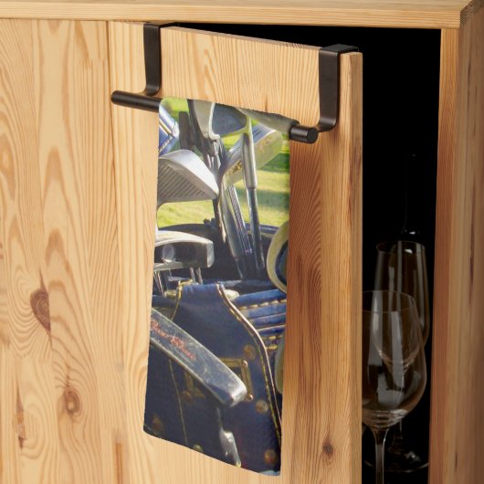 Tasche mit Golf Clubs, Handtuch (Drittel gefaltet)