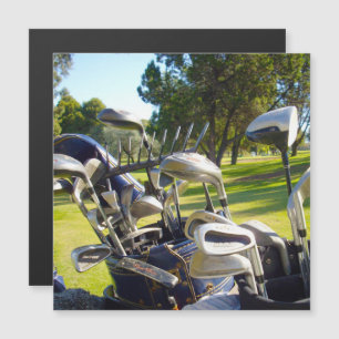 Tasche mit Golf Clubs, Magnetkarte