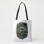 Tasche mit Graffiti-Motiv für Oldtimer (Vorderseite)