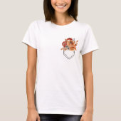 Tasche mit Herbst-Blume T-Shirt (Vorderseite)