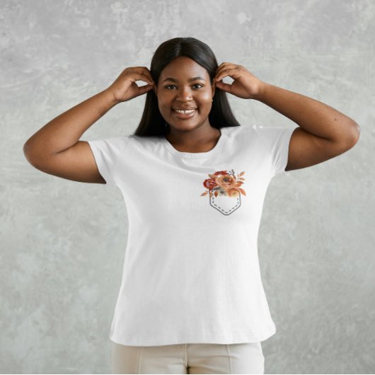 Tasche mit Herbst-Blume T-Shirt