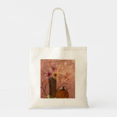 Tasche mit Herbstblumen (Rückseite)