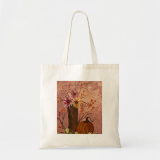 Tasche mit Herbstblumen
