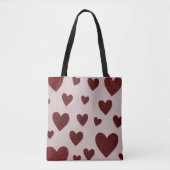 Tasche mit Herz-Allover-Druck (Vorderseite)
