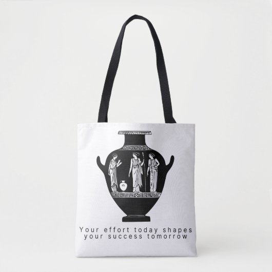 Tasche mit Illustration einer klassischen griechis (Vorderseite)