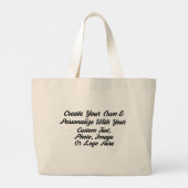 Tasche mit individuellem Designtext - Erstellen Si (Rückseite)
