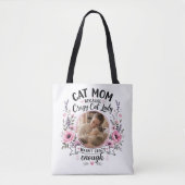 Tasche mit individuellem Foto für Katzenmütter im  (Vorderseite)