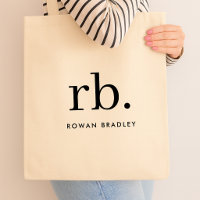 Tasche mit individuellem Monogramm | DIY-Canvas-Ta