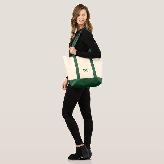 Tasche mit individuellen Anfangsbuchstaben Jumbo (Vorderseite (Model))