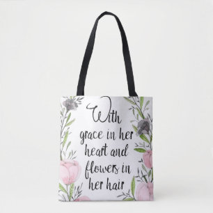 Tasche mit inspirierendem Zitat