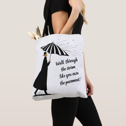 Tasche mit inspirierendem Zitat (Von Nahem)