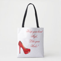 Tasche mit inspirierendem Zitat