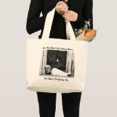 Tasche mit inspirierendem Zitat. (Vorderseite (Produkt))