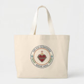 Tasche mit katholischem lateinischen Emblem des He (Vorne)
