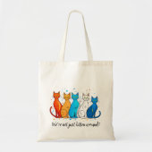 Tasche mit katzengepflegtem Design (Vorne)