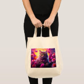 Tasche mit Katzenillustration (Vorderseite (Produkt))