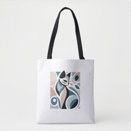 Tasche mit Katzenkunst (Vorderseite)