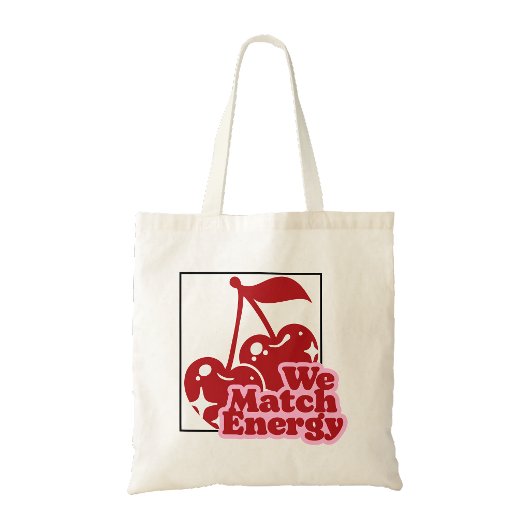Tasche mit Kirschdruck