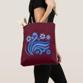 Tasche mit kreativem Vogel mit Blume (Von Nahem)