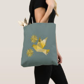 Tasche mit kreativem Vogel mit Blume (Von Nahem)