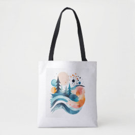 Tasche mit Landschaftsbild