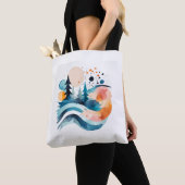 Tasche mit Landschaftsbild (Von Nahem)