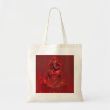 Tasche mit Lard Ganesg rotem spirituellem indische