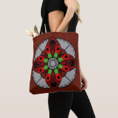 Tasche mit Mandala des Flatwoods-Monsters (Von Nahem)