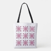 Tasche mit Monogramm-Blumen (Rückseite)