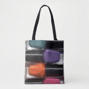 Tasche mit Nagellack-Allover-Druck
