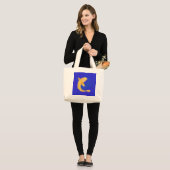 Tasche mit orangefarbenem Fisch (Vorderseite (Model))