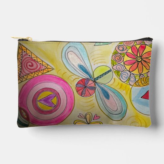 Tasche mit Originalkunst - abstraktes Portal (Vorderseite)