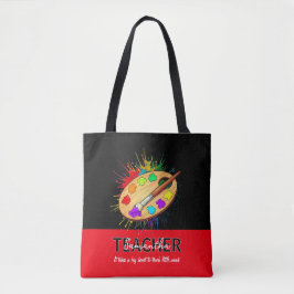 Tasche mit personalisierter Lehrernamensphrase