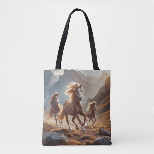 Tasche mit Pferdebild (Vorderseite)