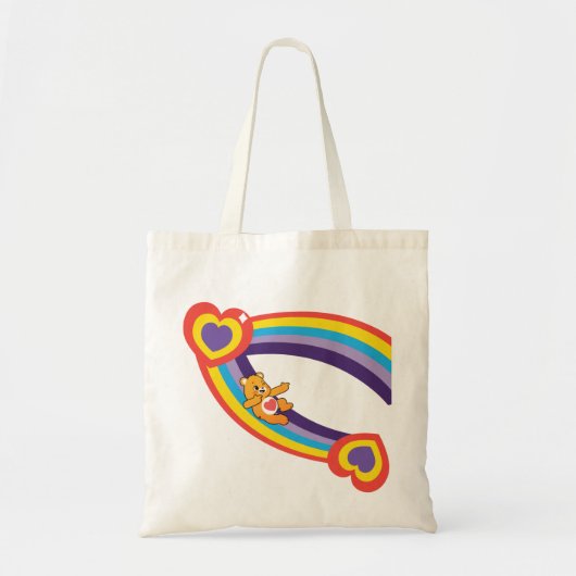 Tasche mit Regenbogen und Mischbärmuster (Vorne)