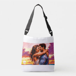 Tasche mit romantischem Druck von zwei Liebenden