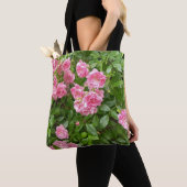 Tasche mit rosa Blumengarten-Motiv (Von Nahem)